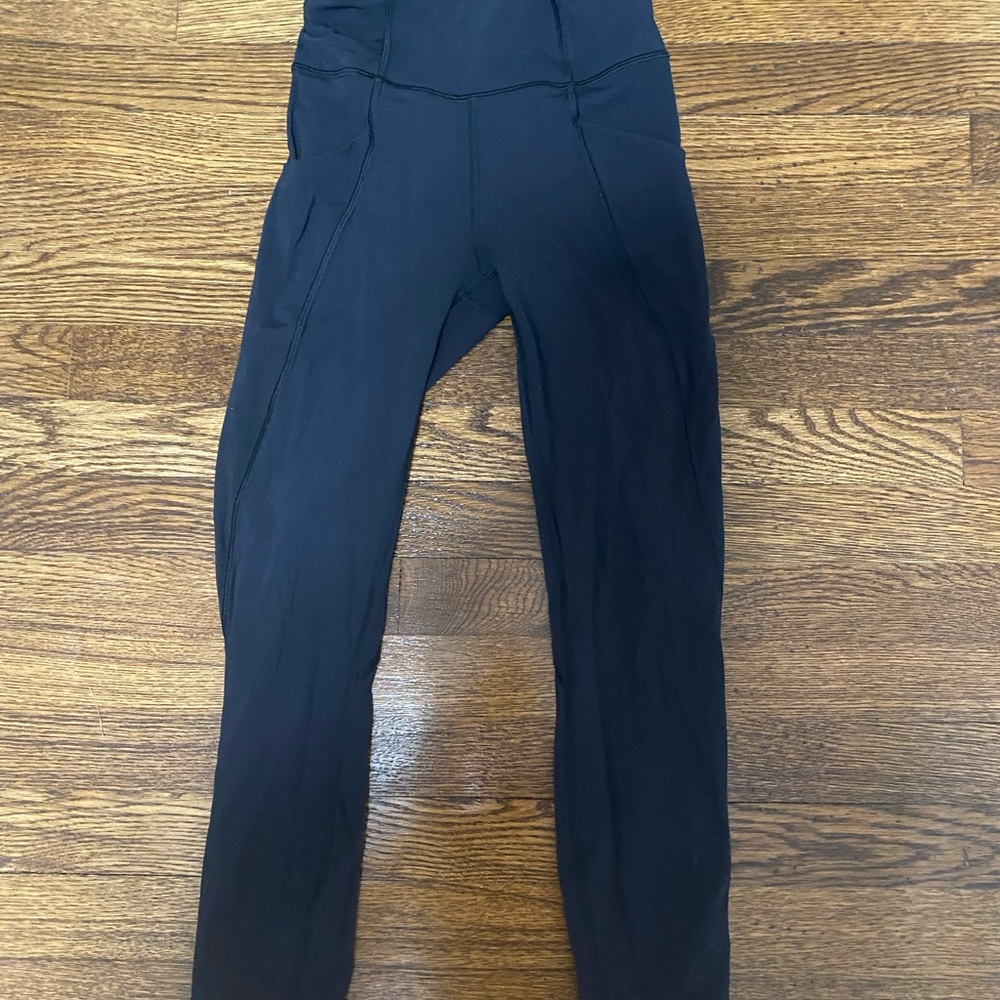 All the Right Places leggings. Early version with seam down front and ba…